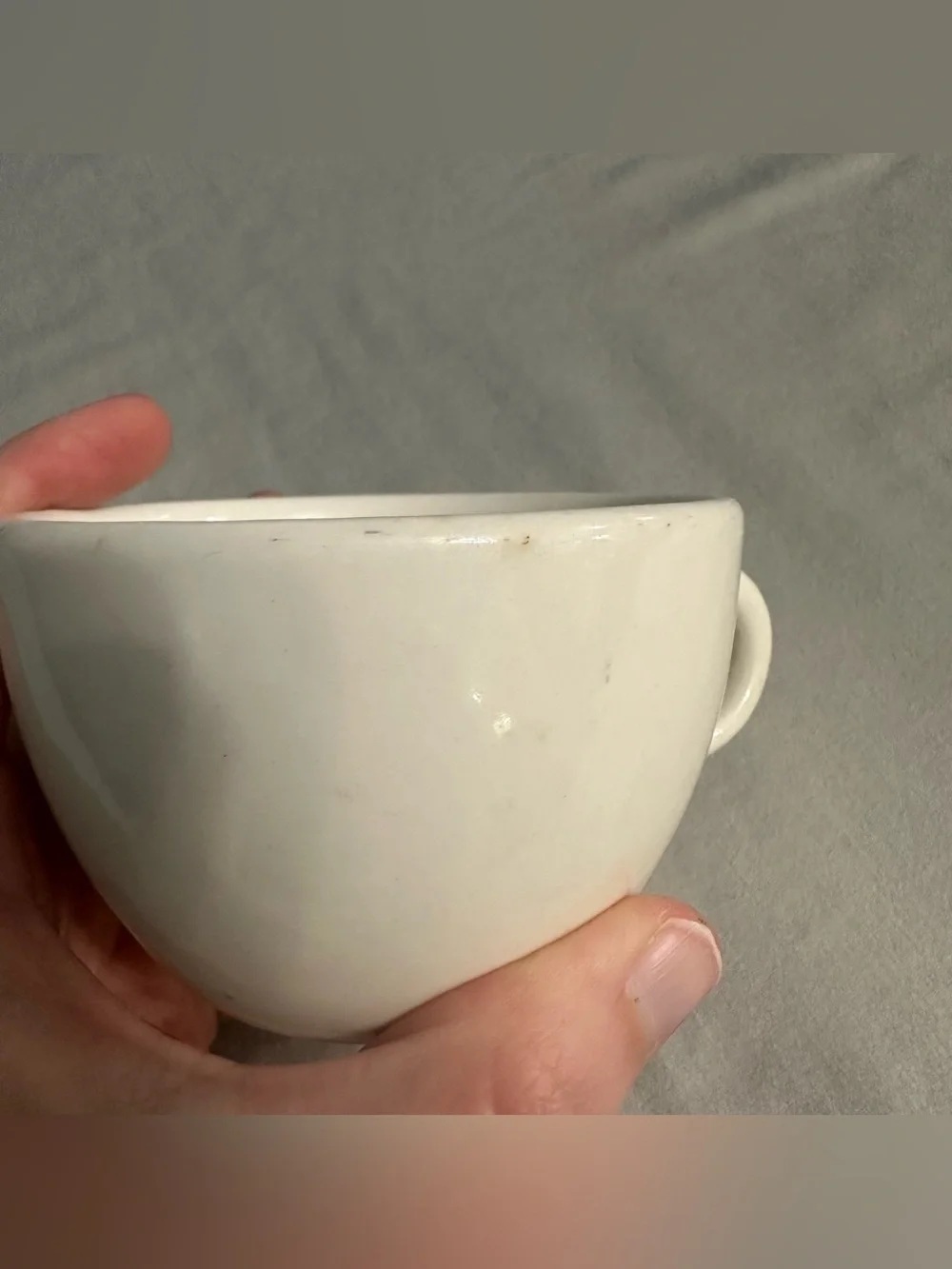 VTG Buffalo China USA Heavy Ceramic Restaurant Ware Diner Coffee Mug Cup White